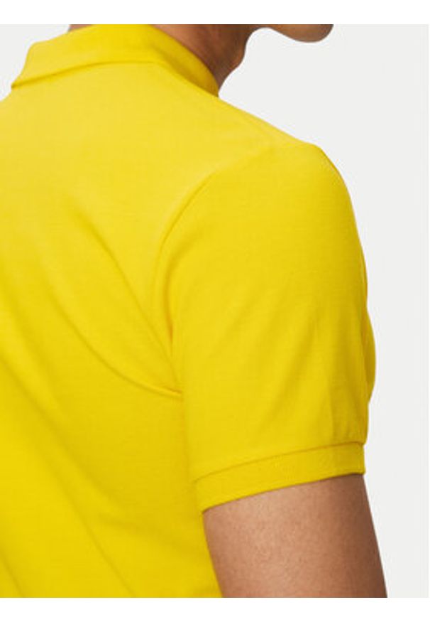 Polo Ralph Lauren Polo 710536856446 Żółty Slim Fit. Typ kołnierza: polo. Kolor: żółty. Materiał: bawełna
