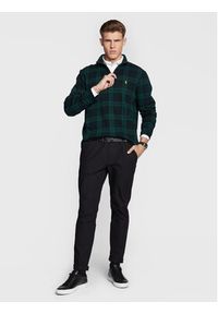 Polo Ralph Lauren Sweter 710814280001 Zielony Regular Fit. Typ kołnierza: polo. Kolor: zielony. Materiał: bawełna #3