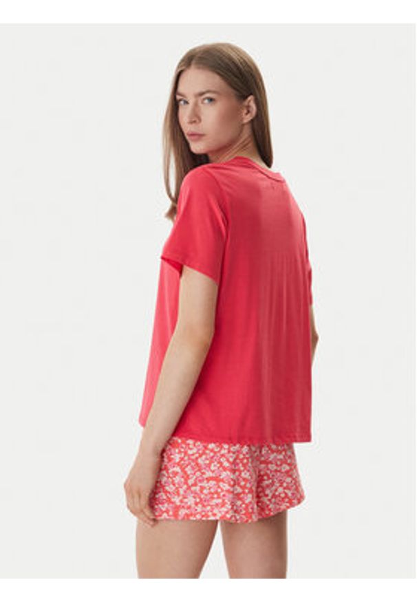 DKNY Piżama YI90095 Koralowy. Kolor: pomarańczowy. Materiał: bawełna