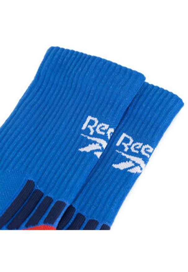 Reebok Skarpety wysokie unisex R0417-SS24 (1-pack) Niebieski. Kolor: niebieski. Materiał: syntetyk