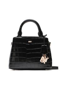 DKNY Torebka Paige Sm Satchel R23DP465 Czarny. Kolor: czarny. Materiał: skórzane #1