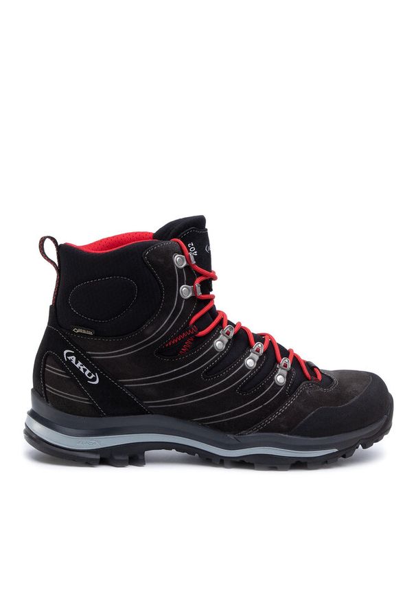 Trekkingi Aku. Kolor: czarny. Technologia: Gore-Tex. Sport: turystyka piesza