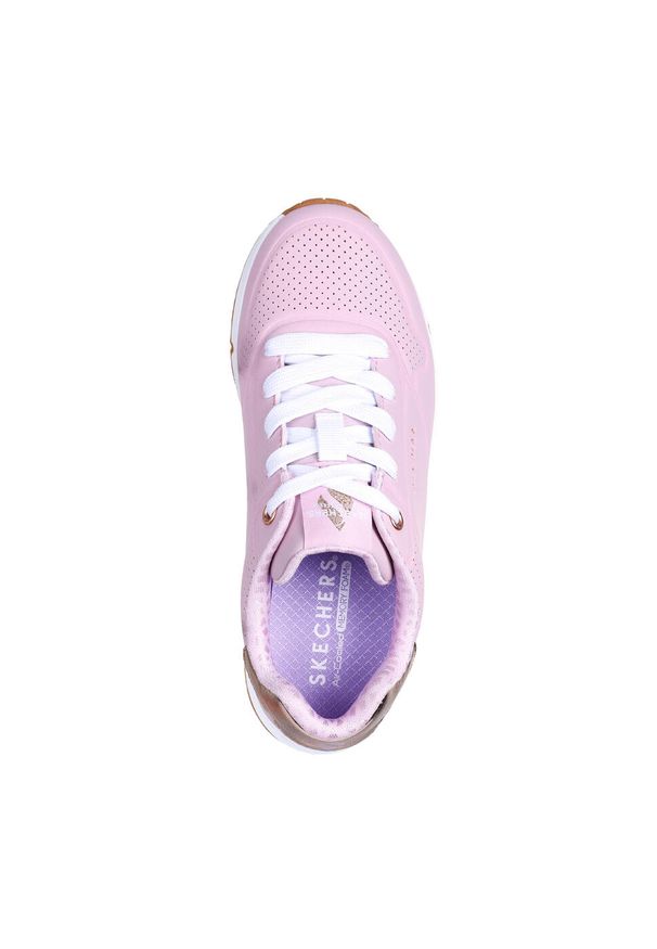 skechers - Tenisówki Skechers Model Uno Gen1 Kolor Rose. Kolor: różowy. Materiał: syntetyk, tkanina. Model: Skechers Sport. Sport: turystyka piesza