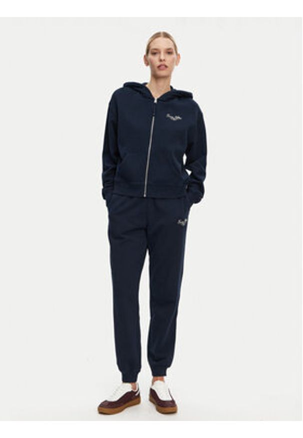 TOMMY HILFIGER - Tommy Hilfiger Bluza WW0WW44632 Granatowy Regular Fit. Kolor: niebieski. Materiał: bawełna