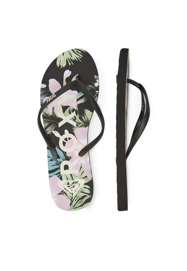 Roxy Japonki 839452A Czarny. Kolor: czarny. Materiał: syntetyk