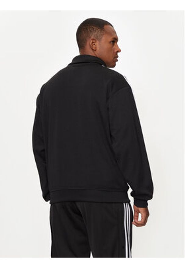 Adidas - adidas Bluza adicolor Funnel IZ4803 Czarny Regular Fit. Kolor: czarny. Materiał: bawełna