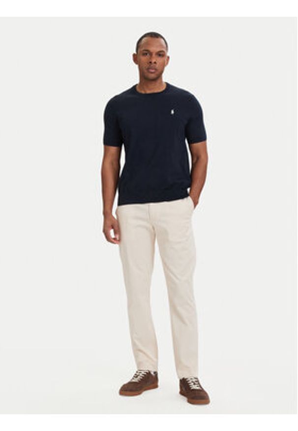 Polo Ralph Lauren T-Shirt 710980681001 Granatowy Regular Fit. Typ kołnierza: polo. Kolor: niebieski. Materiał: bawełna
