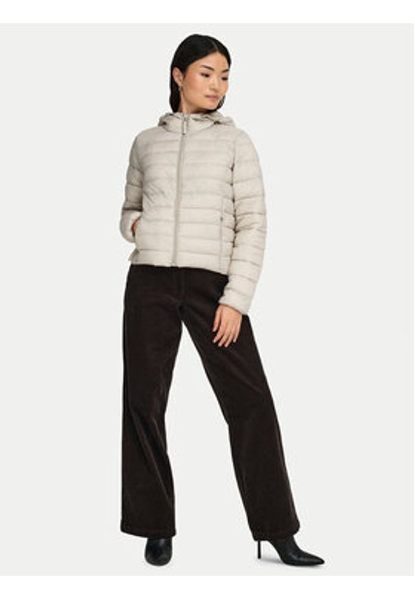 only - ONLY Kurtka przejściowa Tahia 15352020 Beżowy Regular Fit. Kolor: beżowy. Materiał: syntetyk