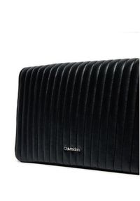 Calvin Klein Torebka Mini Line Quilt Crossbody K60K613079 Czarny. Kolor: czarny. Materiał: skórzane #4