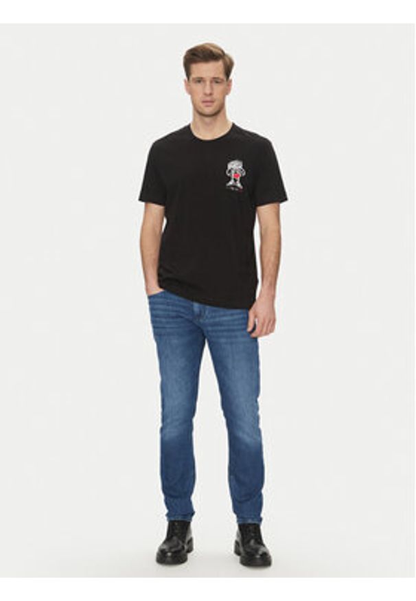 JOOP! Jeans T-Shirt 15 JJJ-23Alonzo 30045691 Czarny Modern Fit. Kolor: czarny. Materiał: bawełna
