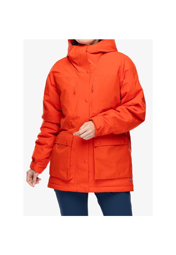 Fjällräven - Kurtka zimowa damska Fjallraven HC Hydratic Padded Jacket. Kolor: pomarańczowy. Sezon: zima. Sport: turystyka piesza