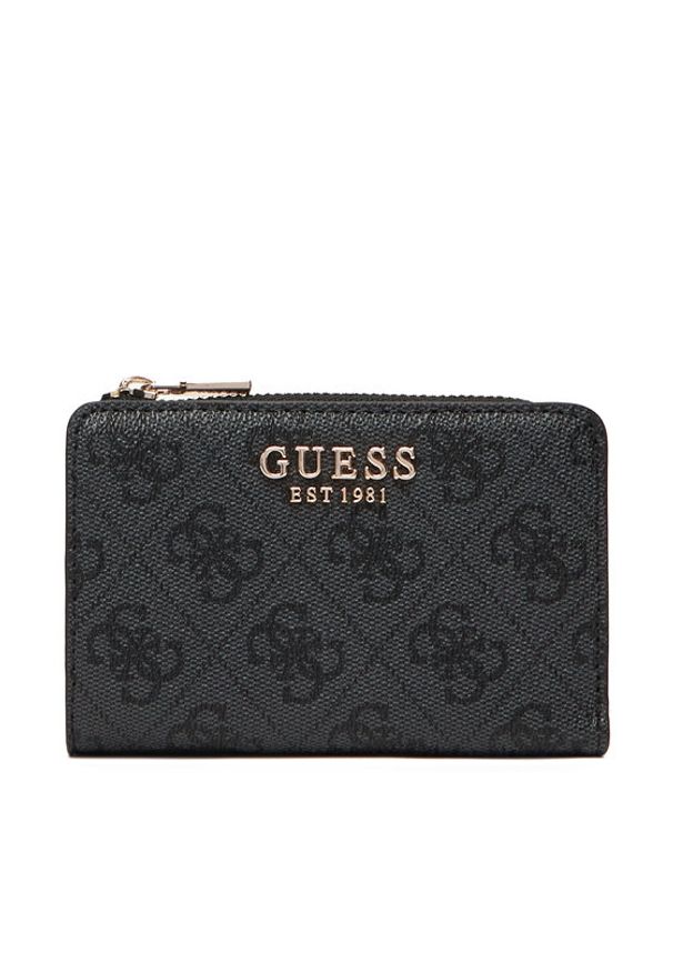 Guess Mały Portfel Damski Laurel II Slg SWSG74 59156 Szary. Kolor: szary. Materiał: skóra