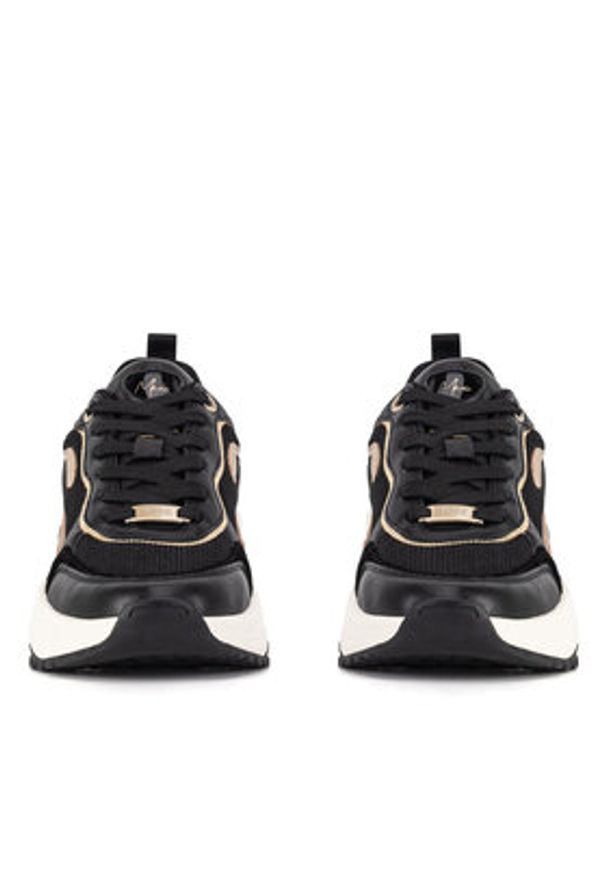 MEXX Sneakersy MI001009843W Czarny. Kolor: czarny. Materiał: skóra