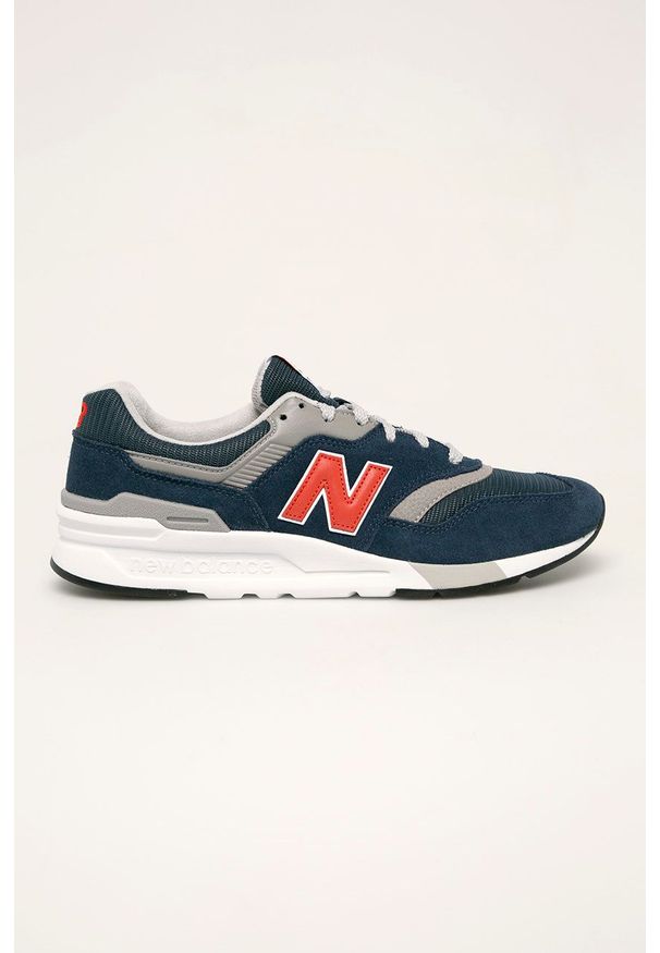 New Balance - Buty CM997HAY. Zapięcie: sznurówki. Kolor: niebieski. Materiał: guma. Szerokość cholewki: normalna