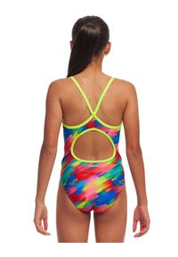 FUNKITA - Strój kąpielowy dziewczęcy Funkita Stroked Diamond Back. Kolor: czerwony, niebieski, wielokolorowy. Materiał: poliester. Wzór: kolorowy #2