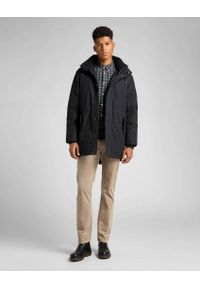 Lee - LEE ESSENTIAL PARKA MĘSKA KURTKA ZIMOWA BLACK L88COD01 112141013. Sezon: zima #4