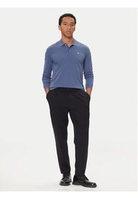 United Colors of Benetton - United Colors Of Benetton Polo 3089J3204 Granatowy Regular Fit. Typ kołnierza: polo. Kolor: niebieski. Materiał: bawełna #3