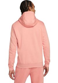 Bluza bawełniana męska Nike Sportswear Club Fleece. Kolor: różowy. Materiał: bawełna