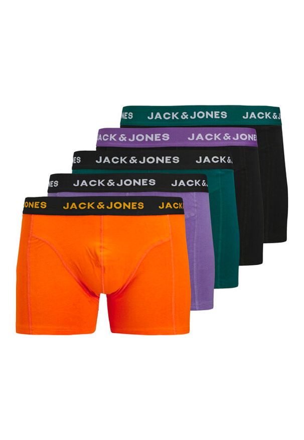 Jack & Jones - Jack&Jones Komplet 5 par bokserek Ben 12269485 Kolorowy. Materiał: bawełna. Wzór: kolorowy