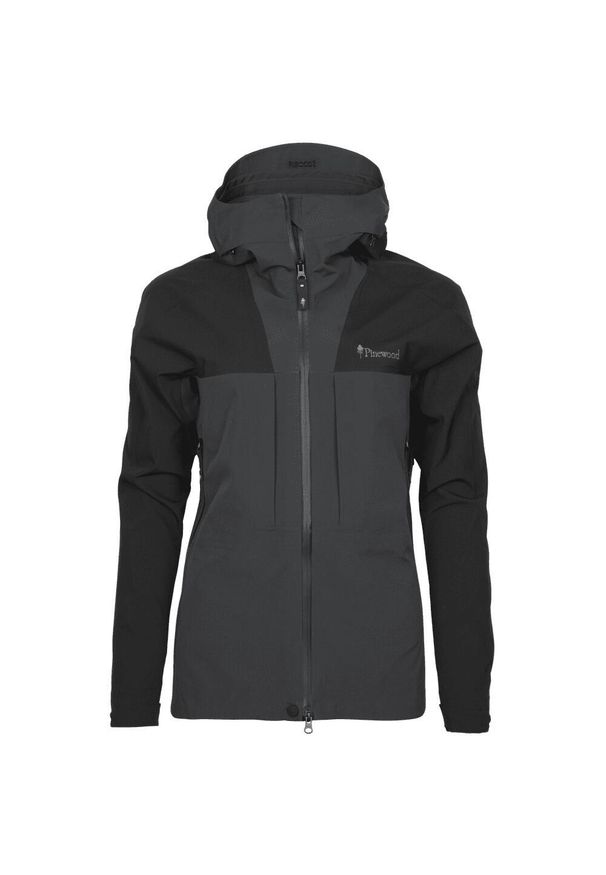 PINEWOOD - Damska kurtka wodoodporna Pinewood Abisko. Kolor: szary, wielokolorowy, czarny. Sport: turystyka piesza
