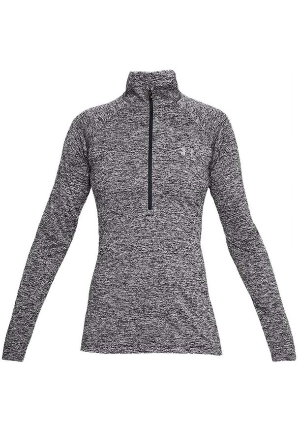 Bluza fitness damska Under Armour Tech 1/2 Zip - Twist. Kolor: szary. Sport: fitness