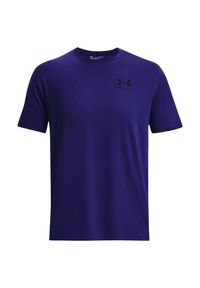 Under Armour - Męska Koszulka Sportowa. Kolor: niebieski