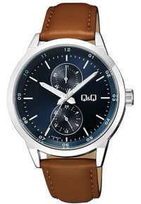 Zegarek męski QQ A11A-001P brązowy. Kolor: brązowy #1