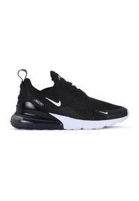 Buty do chodzenia damskie Nike Air Max 270. Zapięcie: sznurówki. Kolor: wielokolorowy, czarny. Materiał: materiał, syntetyk, tkanina. Szerokość cholewki: normalna. Model: Nike Air Max. Sport: turystyka piesza