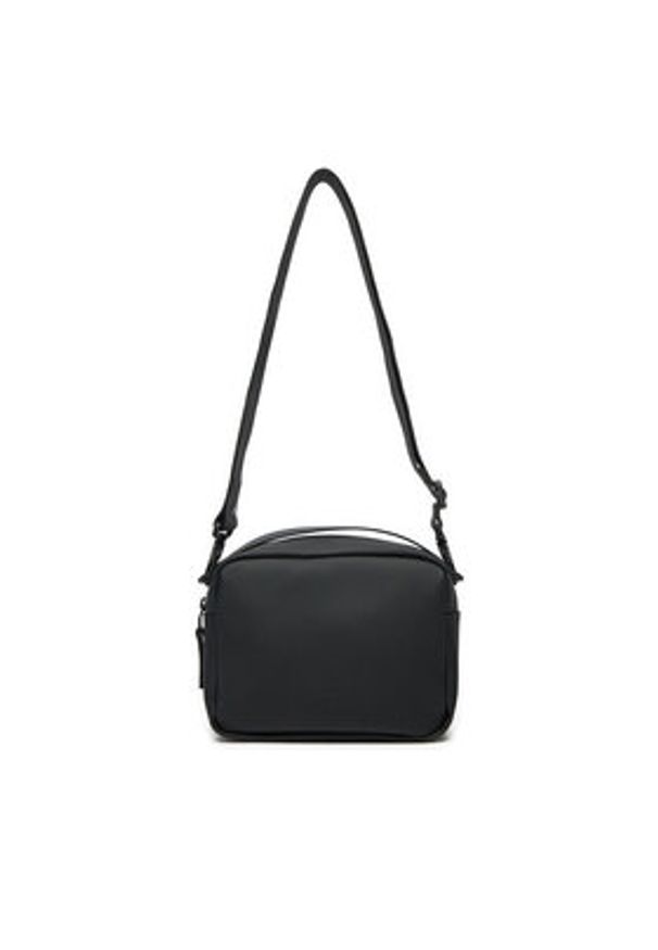 Rains Saszetka Box Bag 14100 Czarny. Kolor: czarny. Materiał: skóra