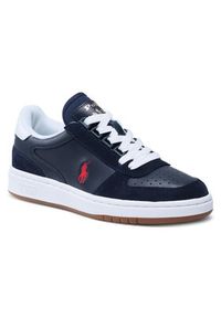 Polo Ralph Lauren Sneakersy Polo Crt Pp 809834463003 Granatowy. Kolor: niebieski. Materiał: skóra