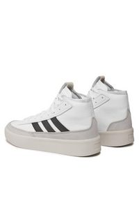 Adidas - adidas Sneakersy Znsored Hi IE7777 Biały. Kolor: biały. Materiał: skóra #2