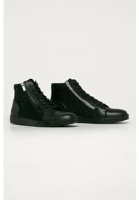 Calvin Klein - Buty. Nosek buta: okrągły. Zapięcie: sznurówki. Kolor: czarny. Materiał: guma #4