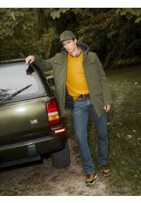 Big-Star - Pasek męski skórzany brązowy Pelle 803. Kolor: brązowy. Materiał: skóra. Styl: elegancki, casual, klasyczny #4