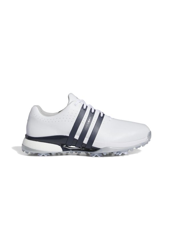 Adidas - Buty do golfa z kolcami adidas Tour360 24 Boost. Kolor: biały, niebieski, wielokolorowy. Sport: golf