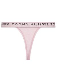 TOMMY HILFIGER - Tommy Hilfiger Stringi UW0UW06095 Różowy. Kolor: różowy. Materiał: bawełna #6