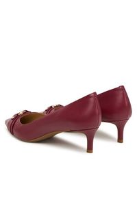MICHAEL Michael Kors Czółenka Mandy Flex 40T5MAMP1L Bordowy. Kolor: czerwony. Materiał: skóra. Obcas: na szpilce #5