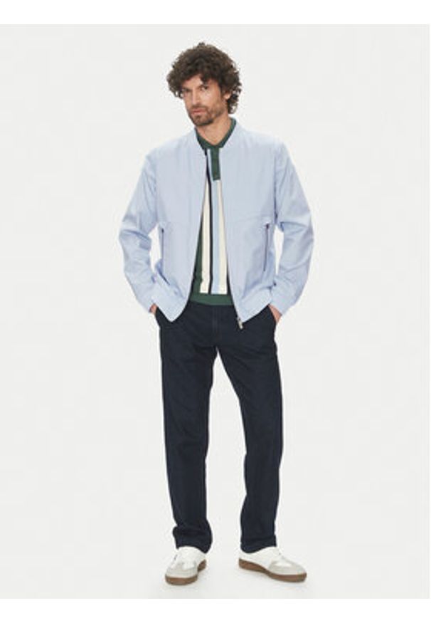 Bugatti Bluza 778200-71012 S Szary Regular Fit. Kolor: szary. Materiał: syntetyk