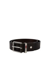 TOMMY HILFIGER - Tommy Hilfiger Pasek | AM0AM10911GUE | Mężczyzna | Brązowy. Kolor: brązowy. Materiał: skóra. Styl: elegancki, casual