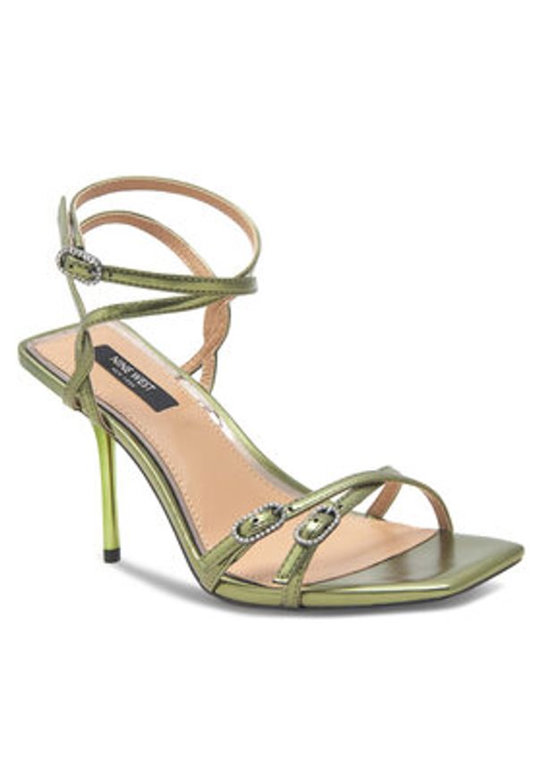 Nine West Sandały ZL23014CC Zielony. Kolor: zielony. Materiał: syntetyk