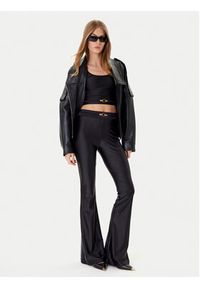 Just Cavalli Legginsy 78PAC101 Czarny Slim Fit. Kolor: czarny. Materiał: syntetyk #5