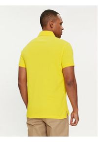 TOMMY HILFIGER - Tommy Hilfiger Polo 1985 MW0MW17771 Żółty Slim Fit. Typ kołnierza: polo. Kolor: żółty. Materiał: bawełna #5