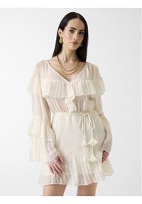 Guess Sukienka codzienna 181238 Kremowy Classic Fit. Okazja: na co dzień. Kolor: kremowy. Typ sukienki: proste. Styl: casual #1