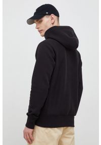 Champion bluza męska kolor czarny z kapturem melanżowa. Typ kołnierza: kaptur. Kolor: czarny. Długość rękawa: długi rękaw. Długość: długie. Wzór: melanż #3