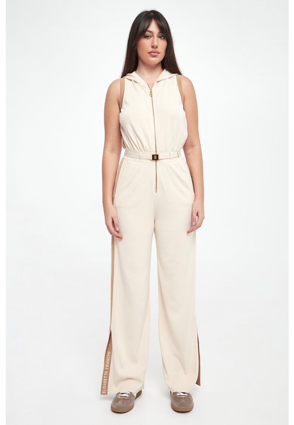 Elisabetta Franchi - Kombinezon damski z kapturem ELISABETTA FRANCHI
