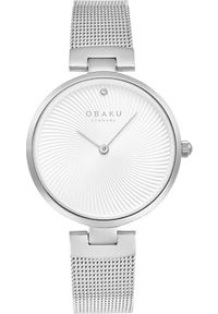 Zegarek OBAKU Zegarek damski Obaku Denmark V256LXCIMC srebrny. Kolor: srebrny #1