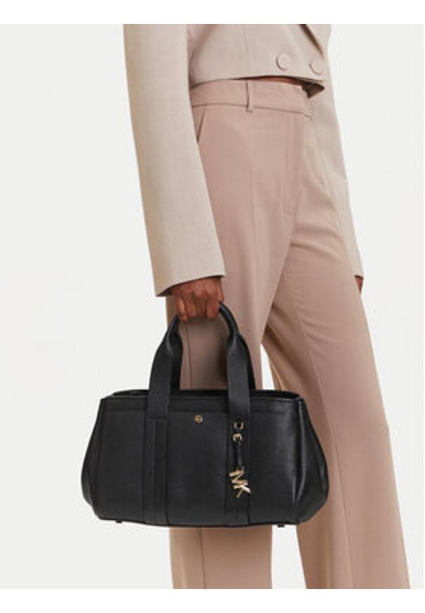MICHAEL Michael Kors Torebka Romee 30T5G1ZS1L Czarny. Kolor: czarny. Materiał: skórzane