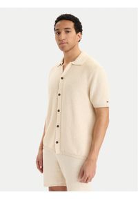 TOMMY HILFIGER - Tommy Hilfiger Koszula MW0MW42796 Kremowy Regular Fit. Kolor: kremowy. Materiał: bawełna #1