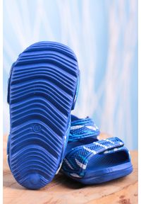 Casu - Niebieskie sandały niemowlęce niechodki na rzepy casu 6320-1. Zapięcie: rzepy. Kolor: niebieski #1