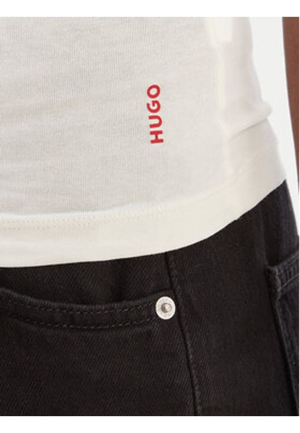 Hugo - HUGO Komplet topów 50545717 Różowy Slim Fit. Kolor: różowy. Materiał: bawełna