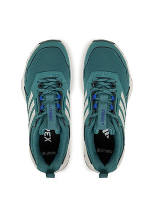 Adidas - adidas Buty do biegania Tracefinder Trail JR5278 Zielony. Kolor: zielony. Materiał: materiał